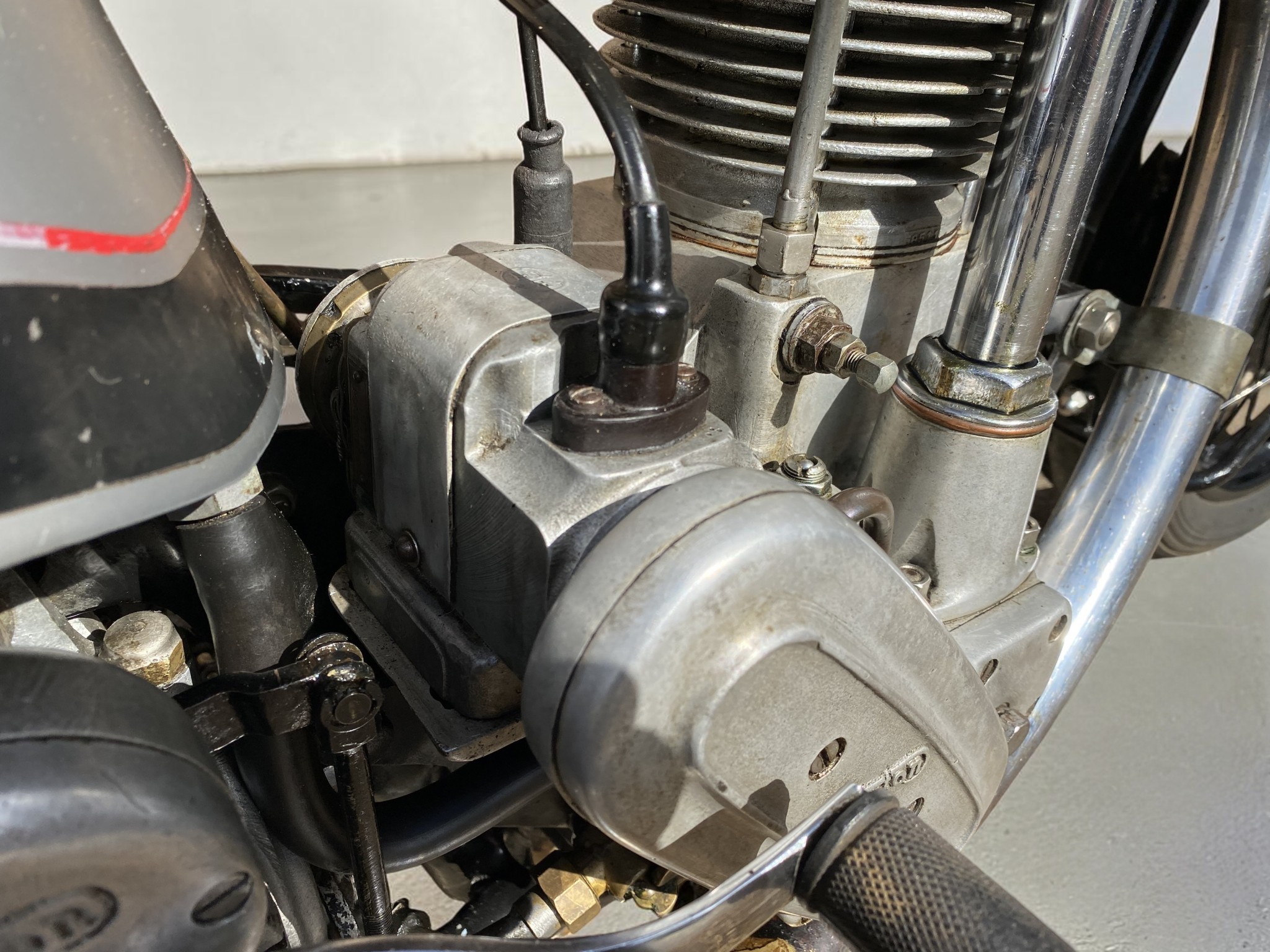 1933 Norton International Model 30 engine close